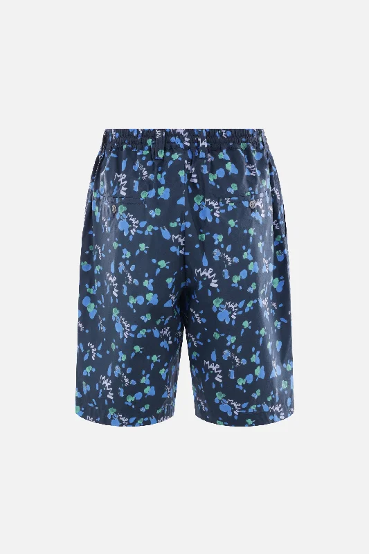 Marni Dripping poplin short pants