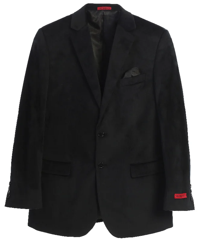 Men's Formal Ultra Soft Velvet Blazer Jacket