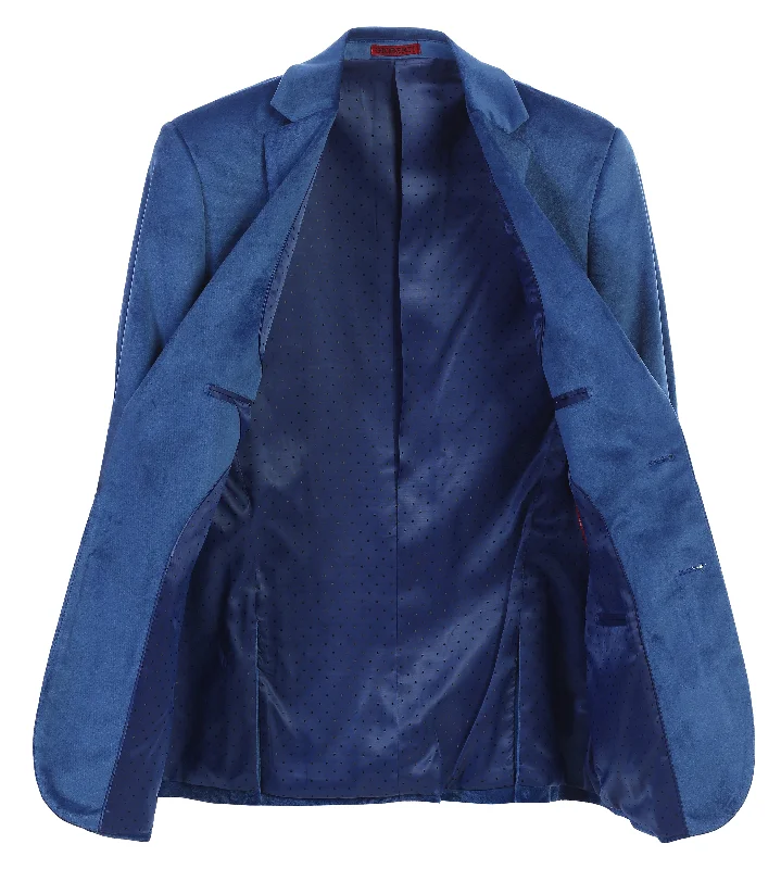 Men's Formal Ultra Soft Velvet Blazer Jacket