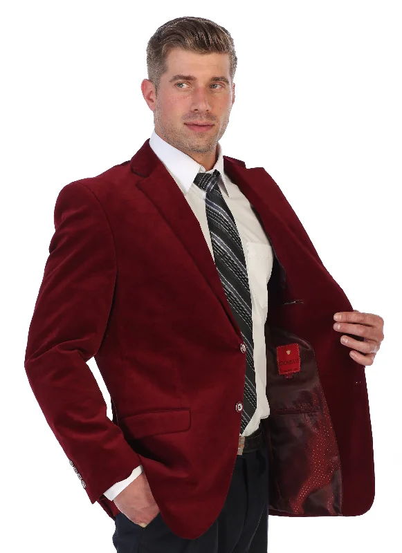 Men's Formal Velvet Blazer Jacket