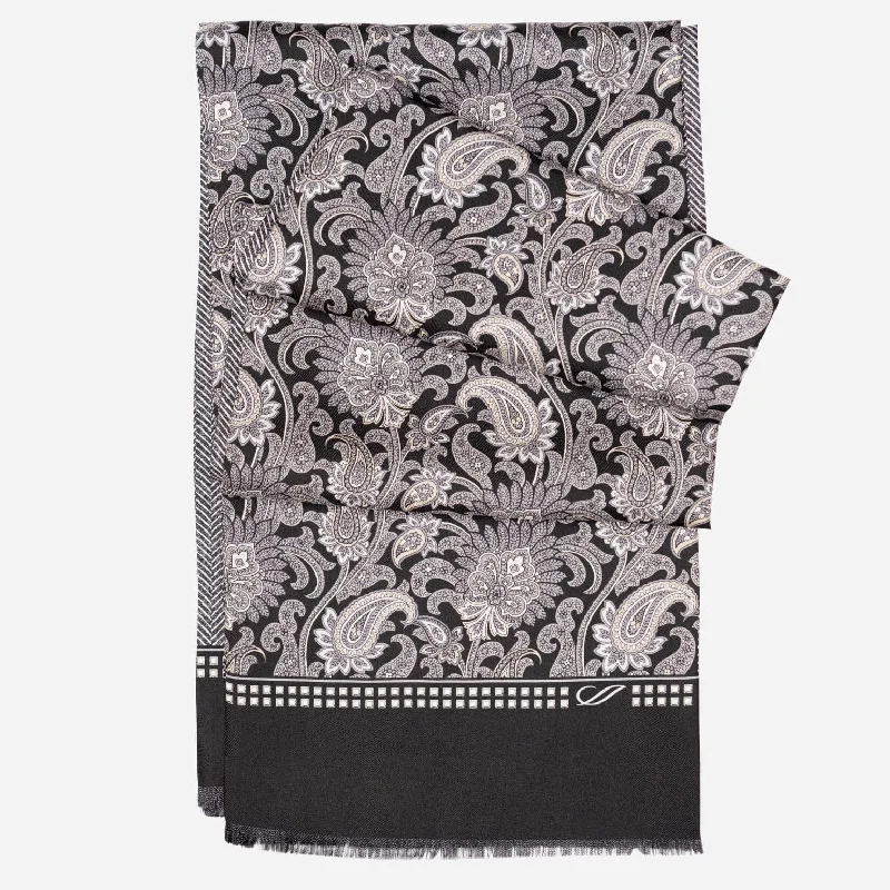 Pasquino - Silk Scarf - Black