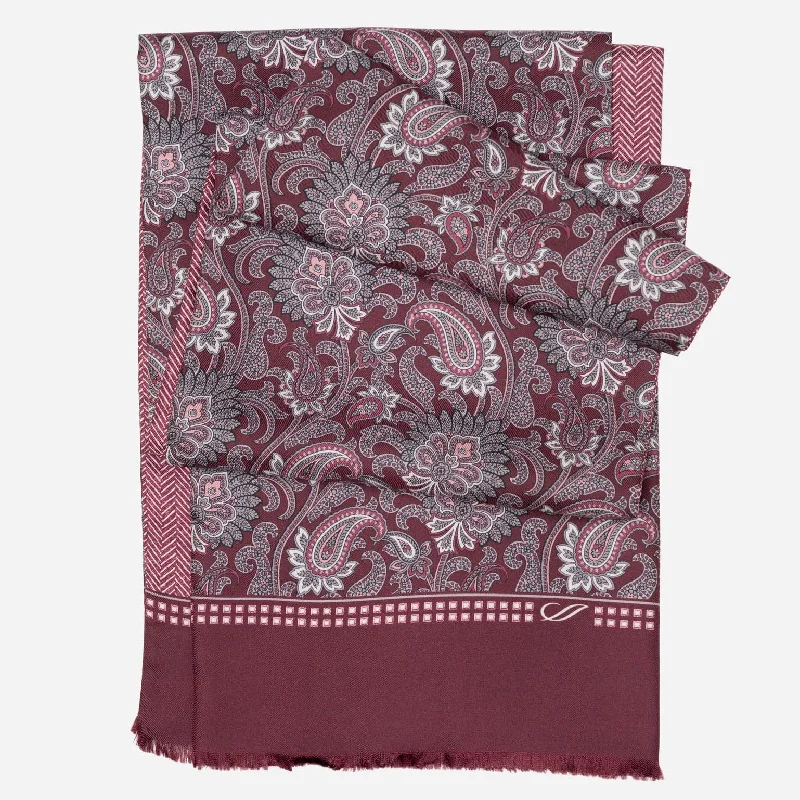 Pasquino - Silk Scarf - Wine