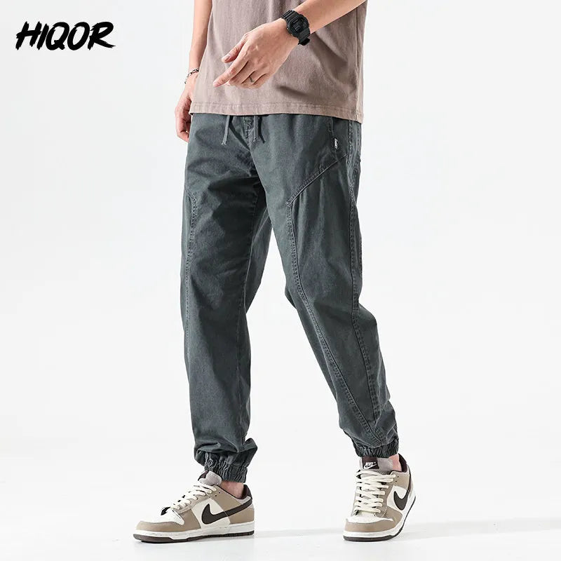 MEN'S SUMMER CARGO PANTS CASUAL COTTON LONG PANTS ( Pack of 2 )