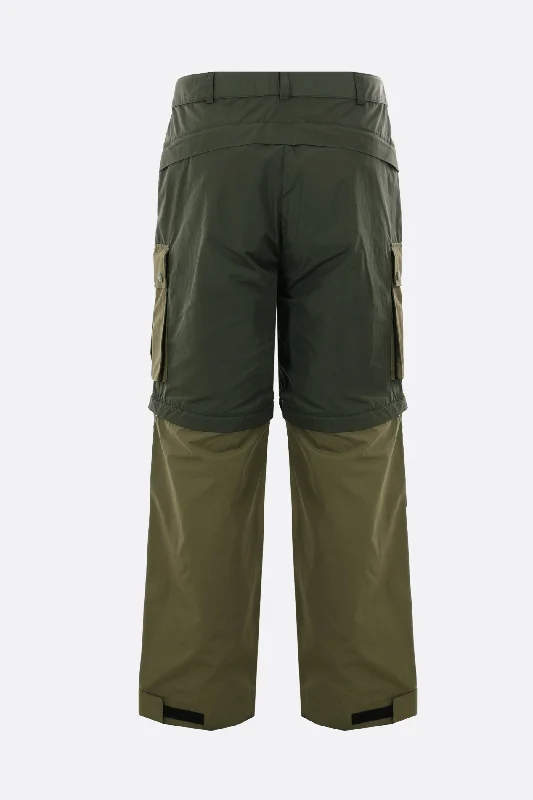 technical fabric cargo pants