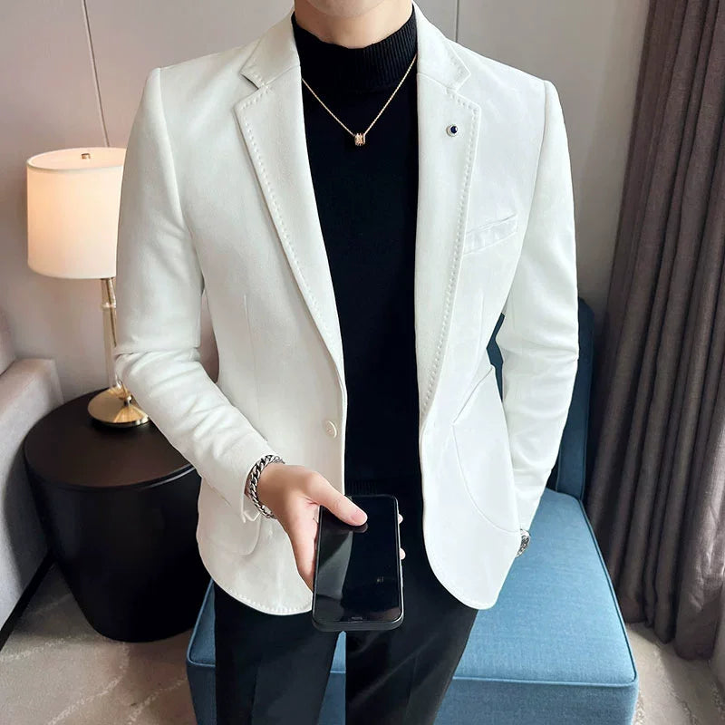 Men's Fashion Blazer Coat Business Casual Wedding