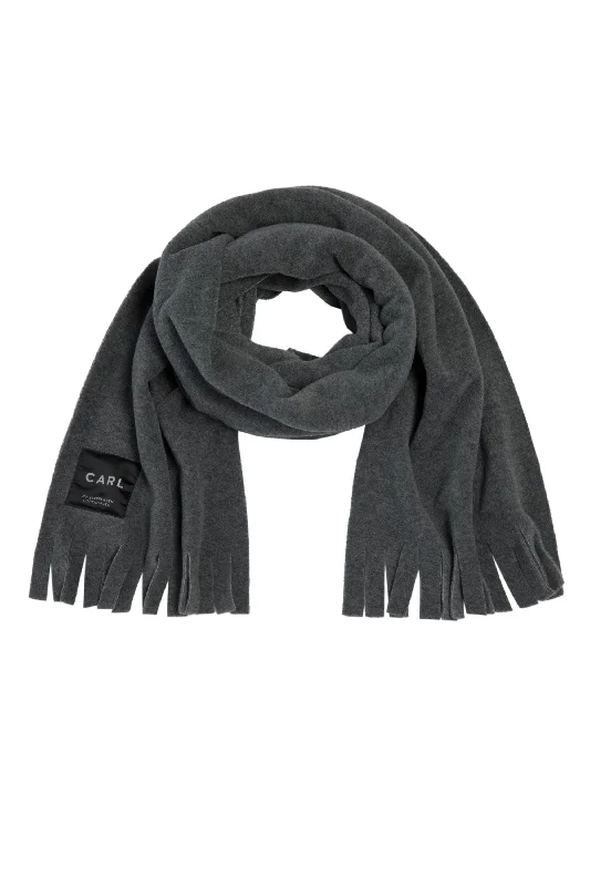 SCARF W/ FRINGES - 1006C - GREY