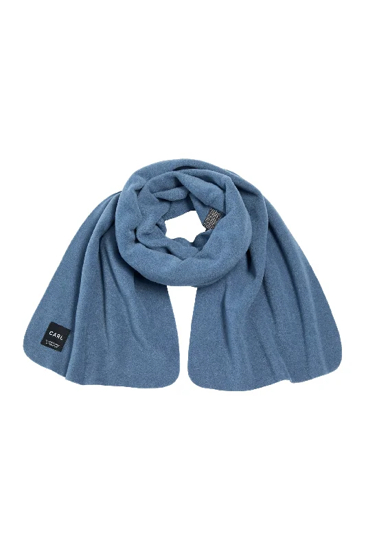 SCARF IN SOFT FLEECE - 1004C - DUSTY BLUE