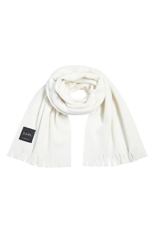 SCARF W/ FRINGES - 1006C - OFF WHITE