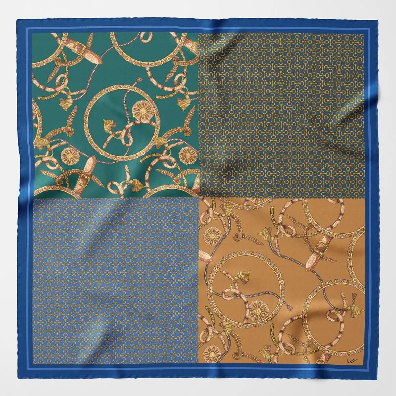 Merano - Silk Neckerchief - Blue