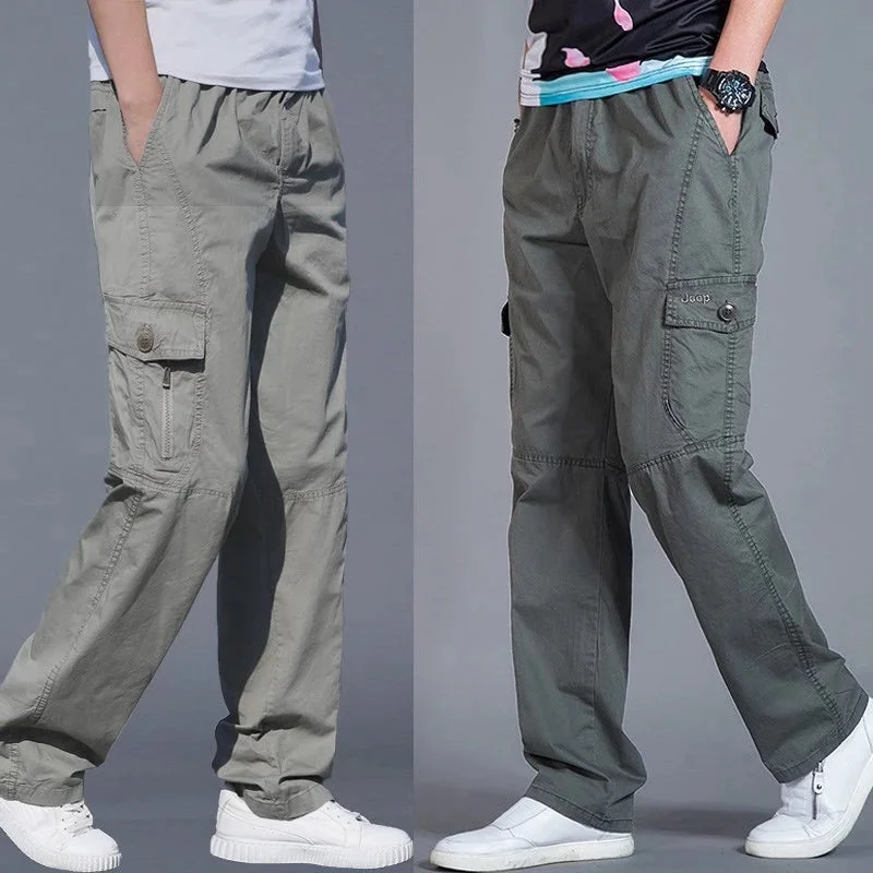 SUMMER SPRING MEN CARGO PANTS (PACK OF 2)