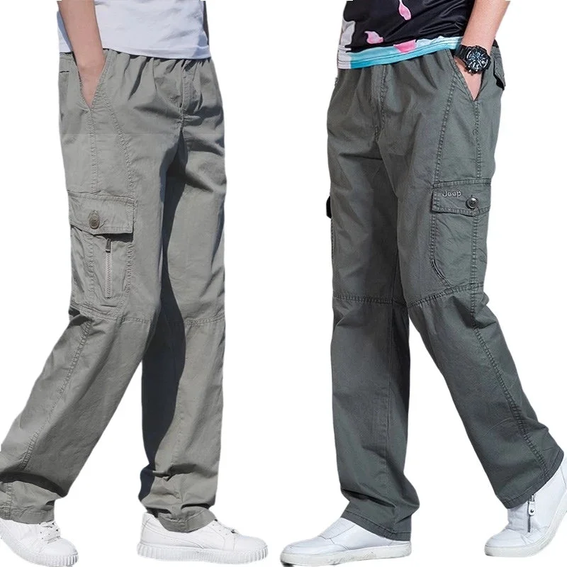 SUMMER SPRING MEN CARGO PANTS (PACK OF 2)