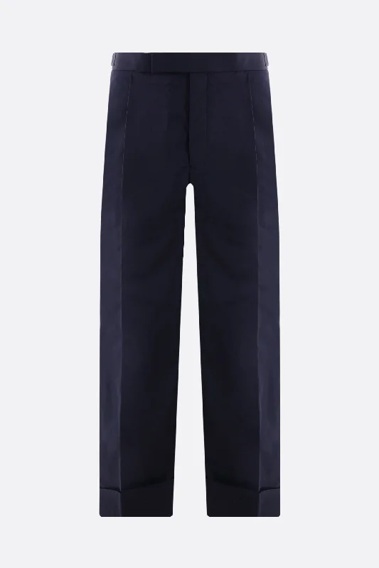 technical grain de poudre cropped pants