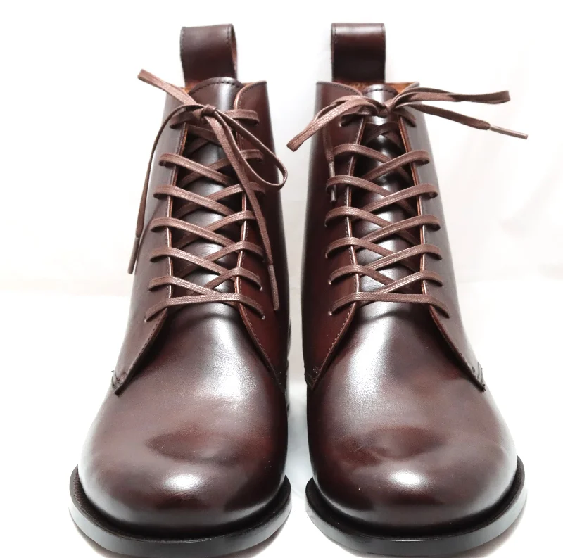 Heel cap derby Boot  | acorn brown | calf