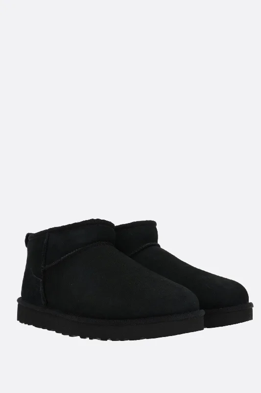 Classic Ultra Mini suede ankle boots