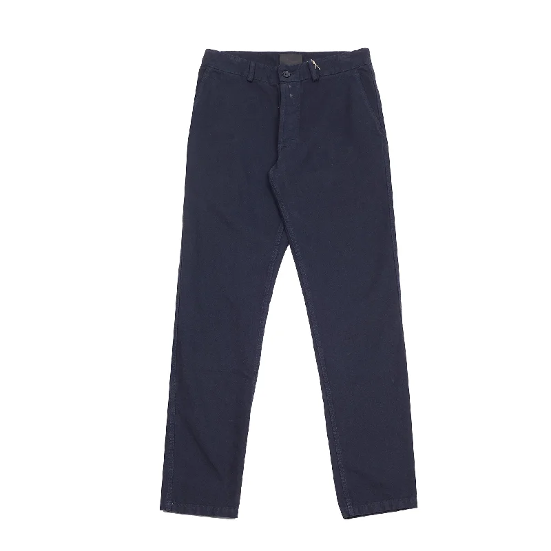 Vetra 2P55/256 Brushed Canvas Cotton Trousers in Navy