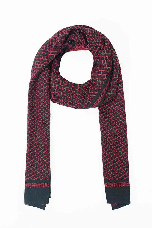 WOVEN PATTERNED SCARF