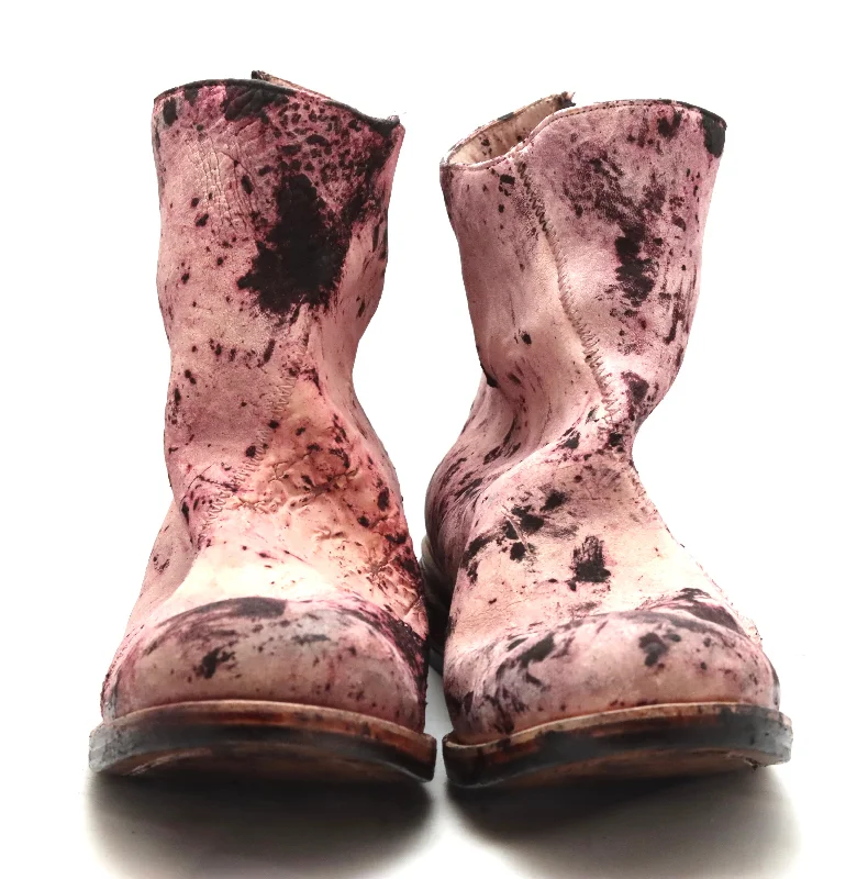 Zip back Boot  | pale rose overdye | culatta