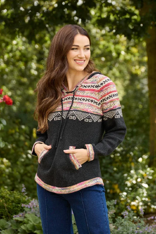 Fairisle Jumper with hood MF-538