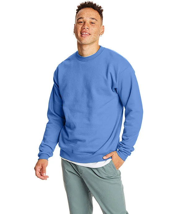 P160 - Hanes Adult ComfortBlend® EcoSmart® Crewneck Sweatshirt | Carolina Blue