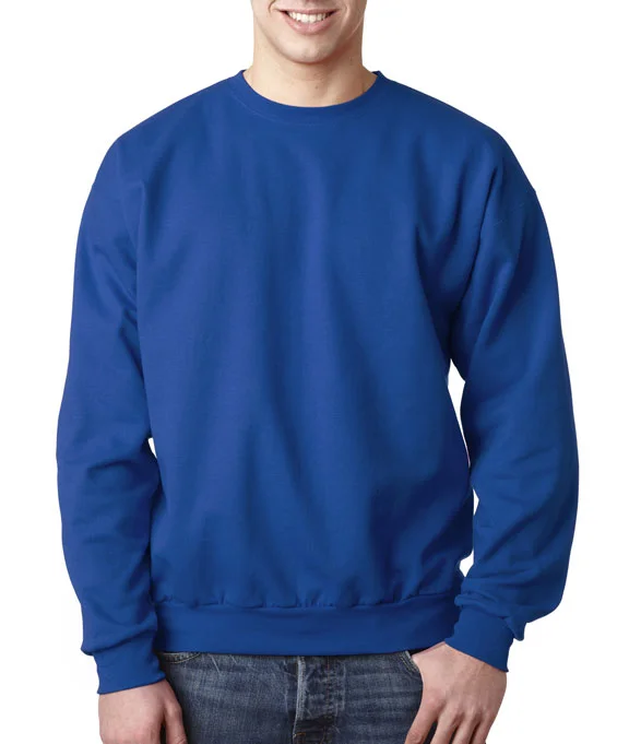 P160 - Hanes Adult ComfortBlend® EcoSmart® Crewneck Sweatshirt | Deep Royal