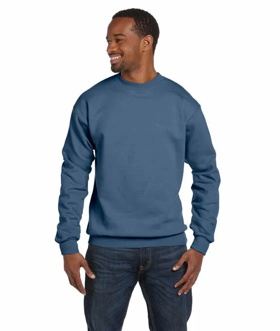 P160 - Hanes Adult ComfortBlend® EcoSmart® Crewneck Sweatshirt | Denim Blue