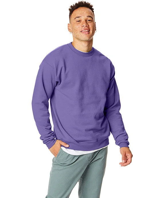 P160 - Hanes Adult ComfortBlend® EcoSmart® Crewneck Sweatshirt | Purple