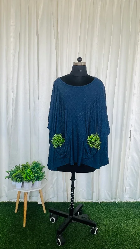 Navy Nursing Cover with pockets